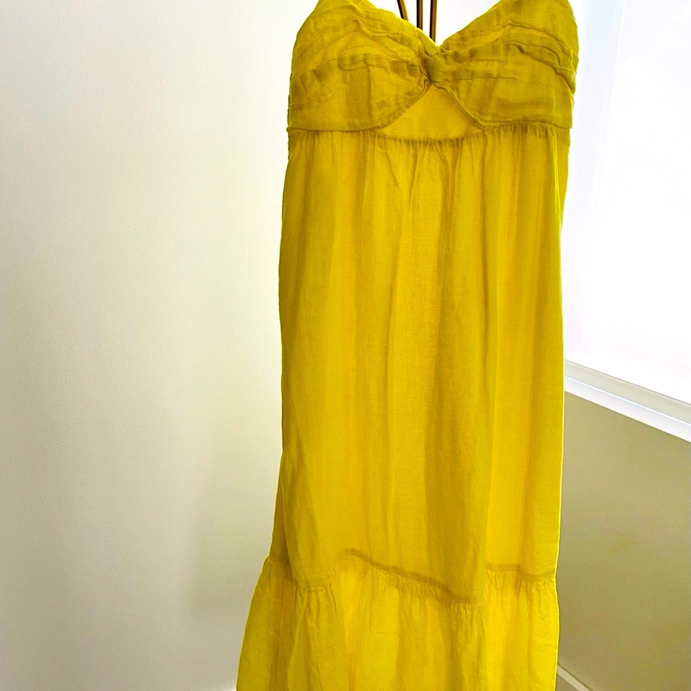 Banana Republic Front Knot Midi Dress